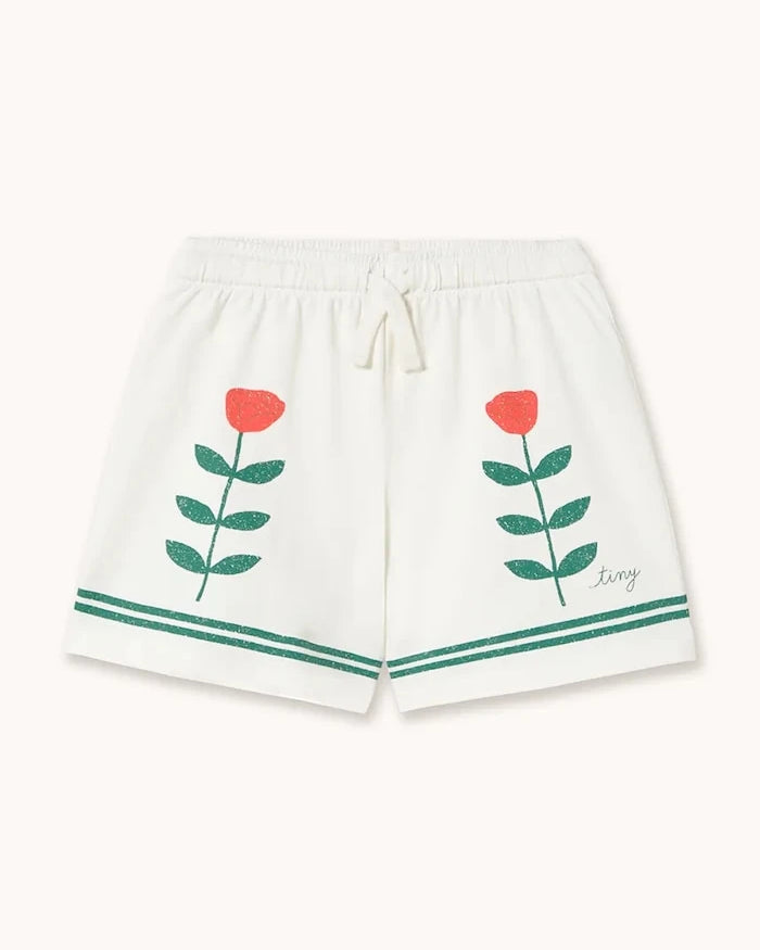 Tinycottons RED ROSES GRAPHIC SHORTS Çocuk Pamuklu Kısa Şort