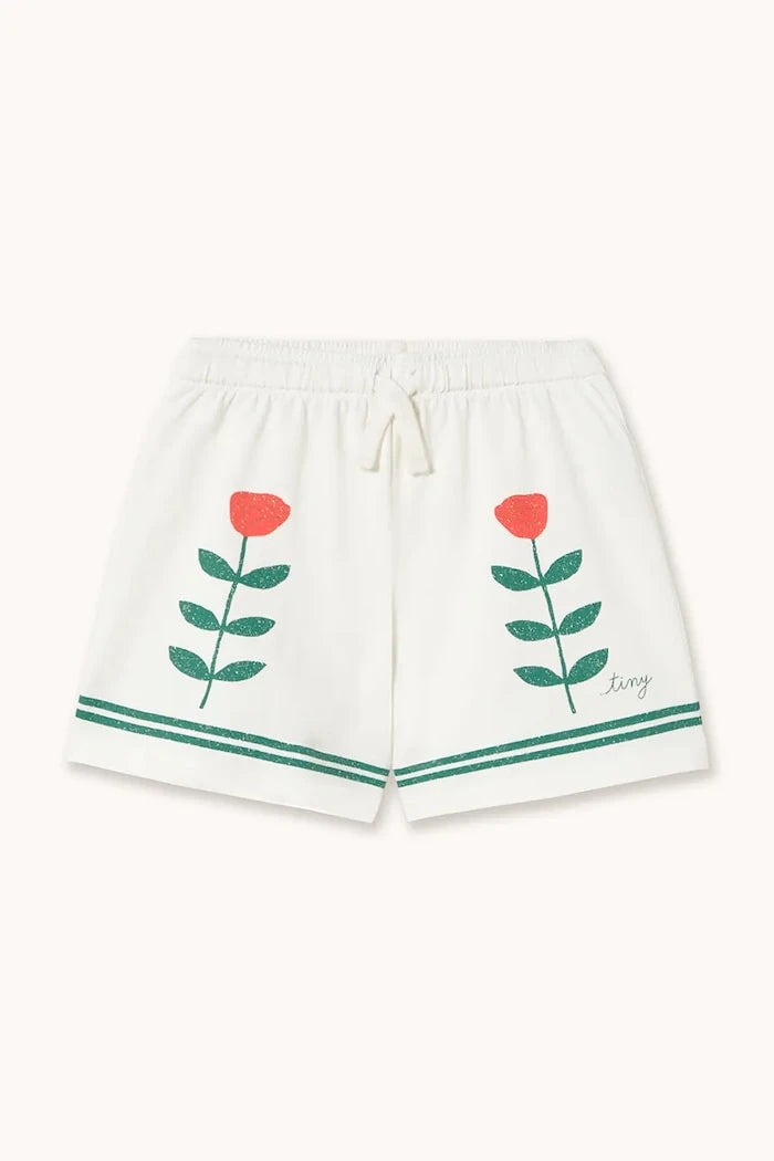 Tinycottons RED ROSES GRAPHIC SHORTS Çocuk Pamuklu Kısa Şort