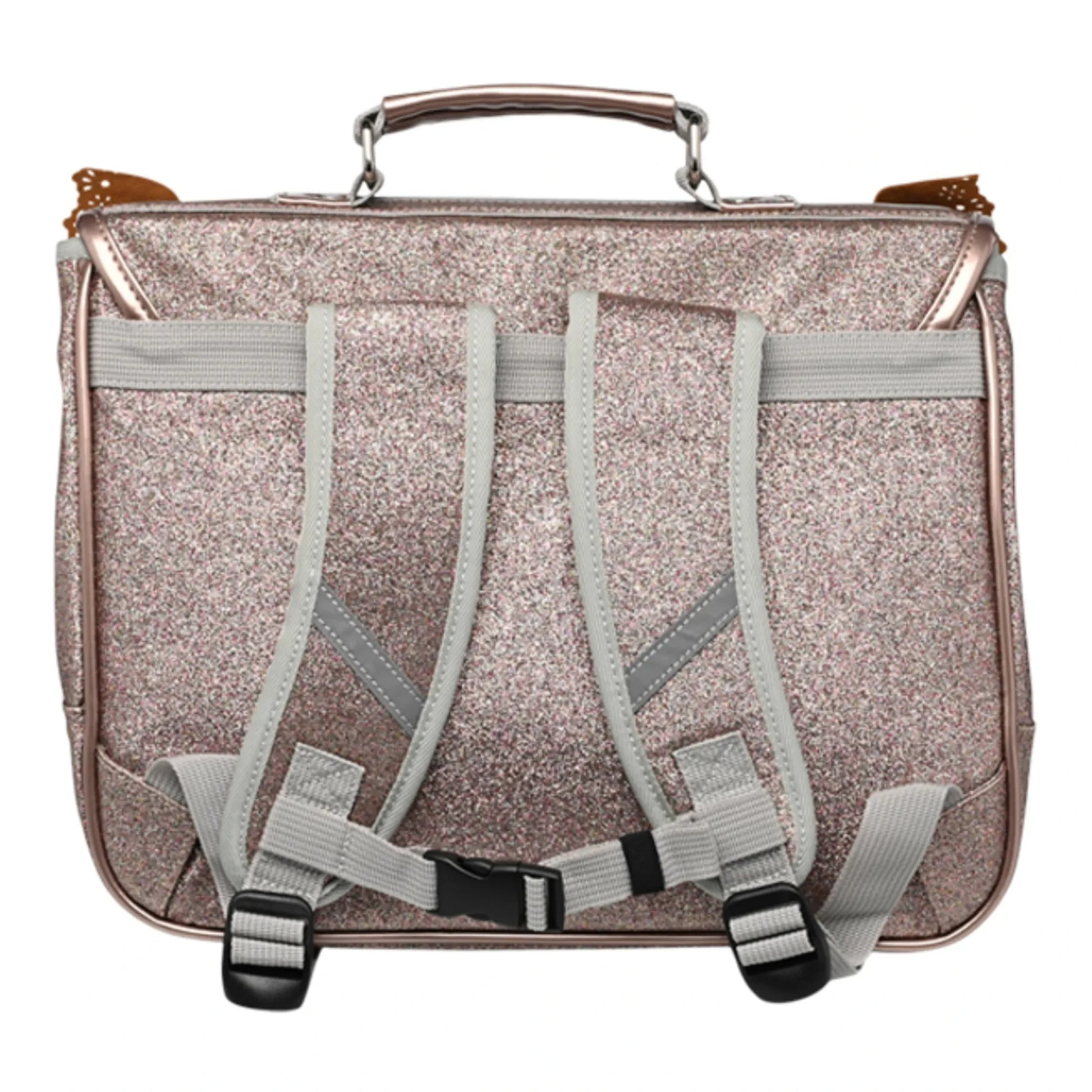 Caramel & Cie - Little Frilly Schoolbag | Copper red