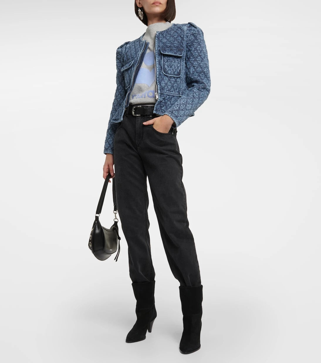 Marant Etoile - Deliona quilted cotton jacket