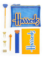 Harrods Filled Logo Pencil Case and Stationery Set