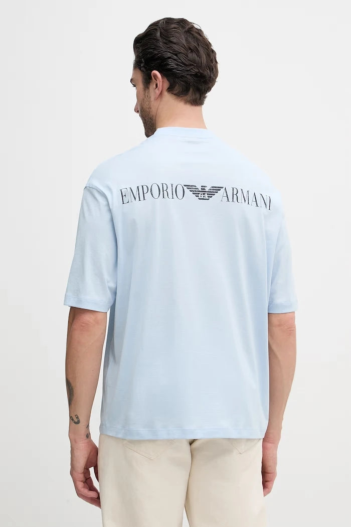 Памучна тениска Emporio Armani