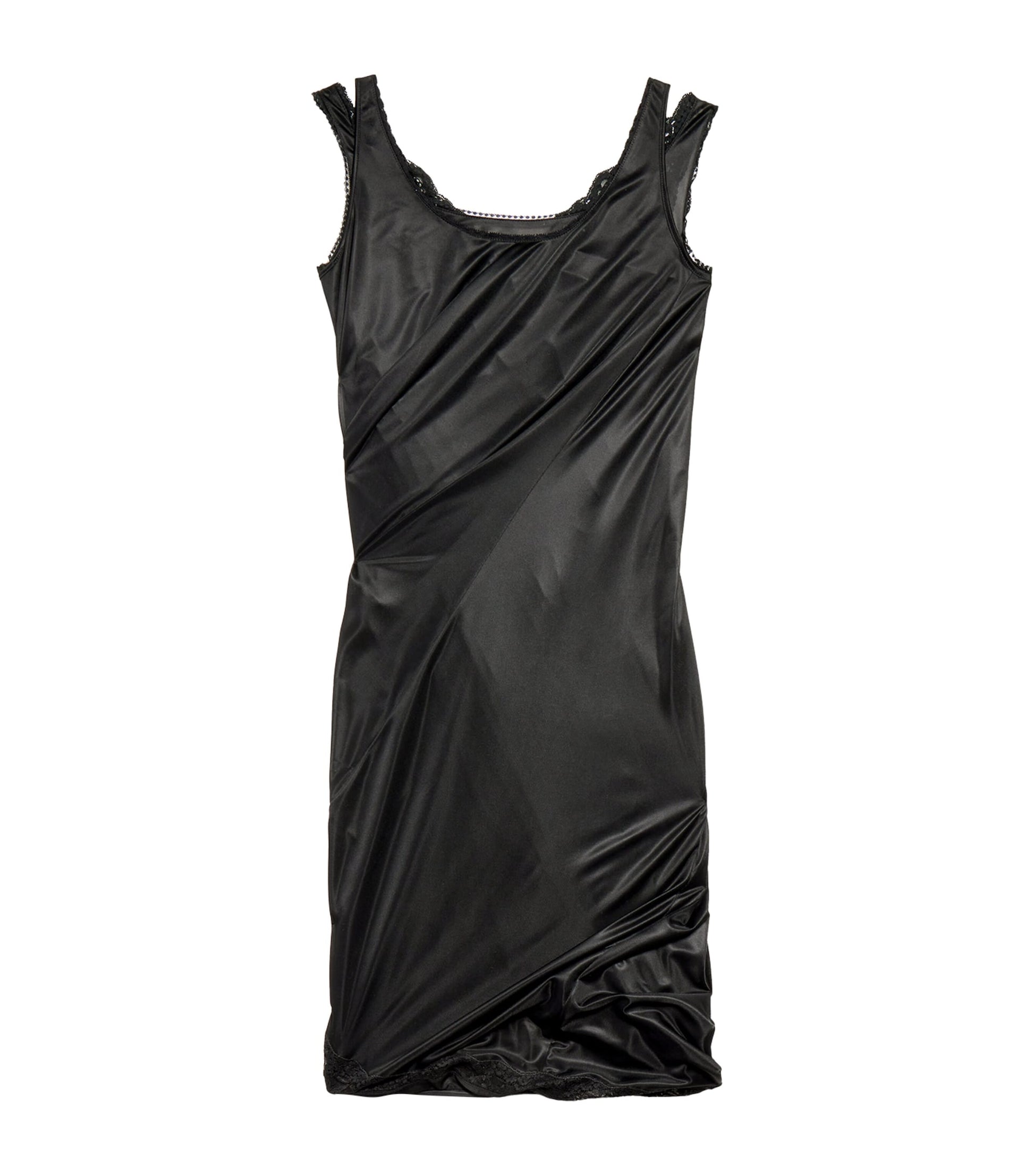 Twisted Mini Slip Dress