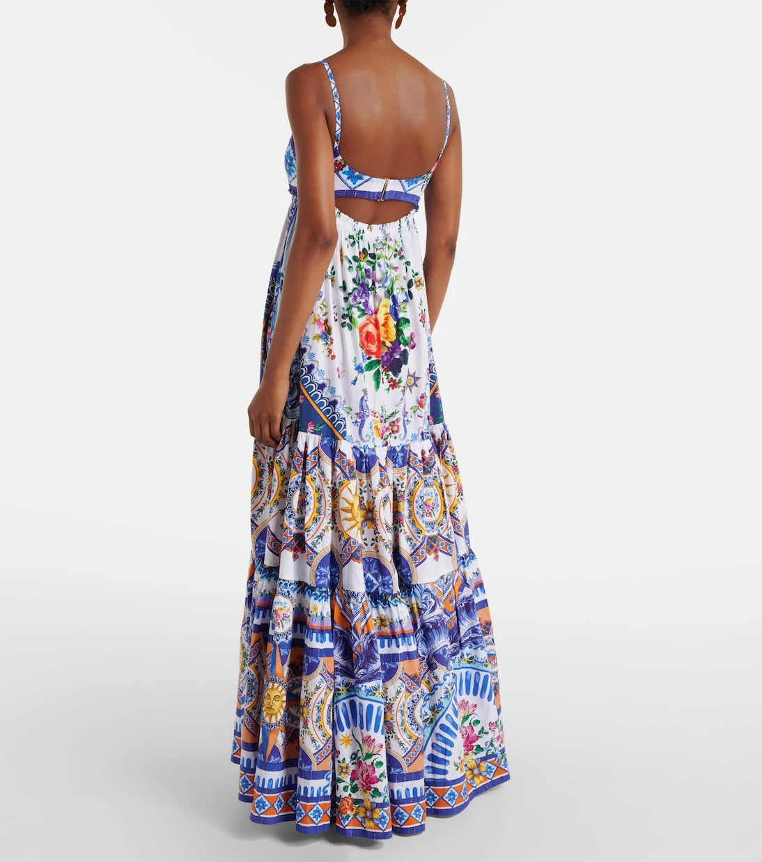 Camilla - Floral cotton maxi dress