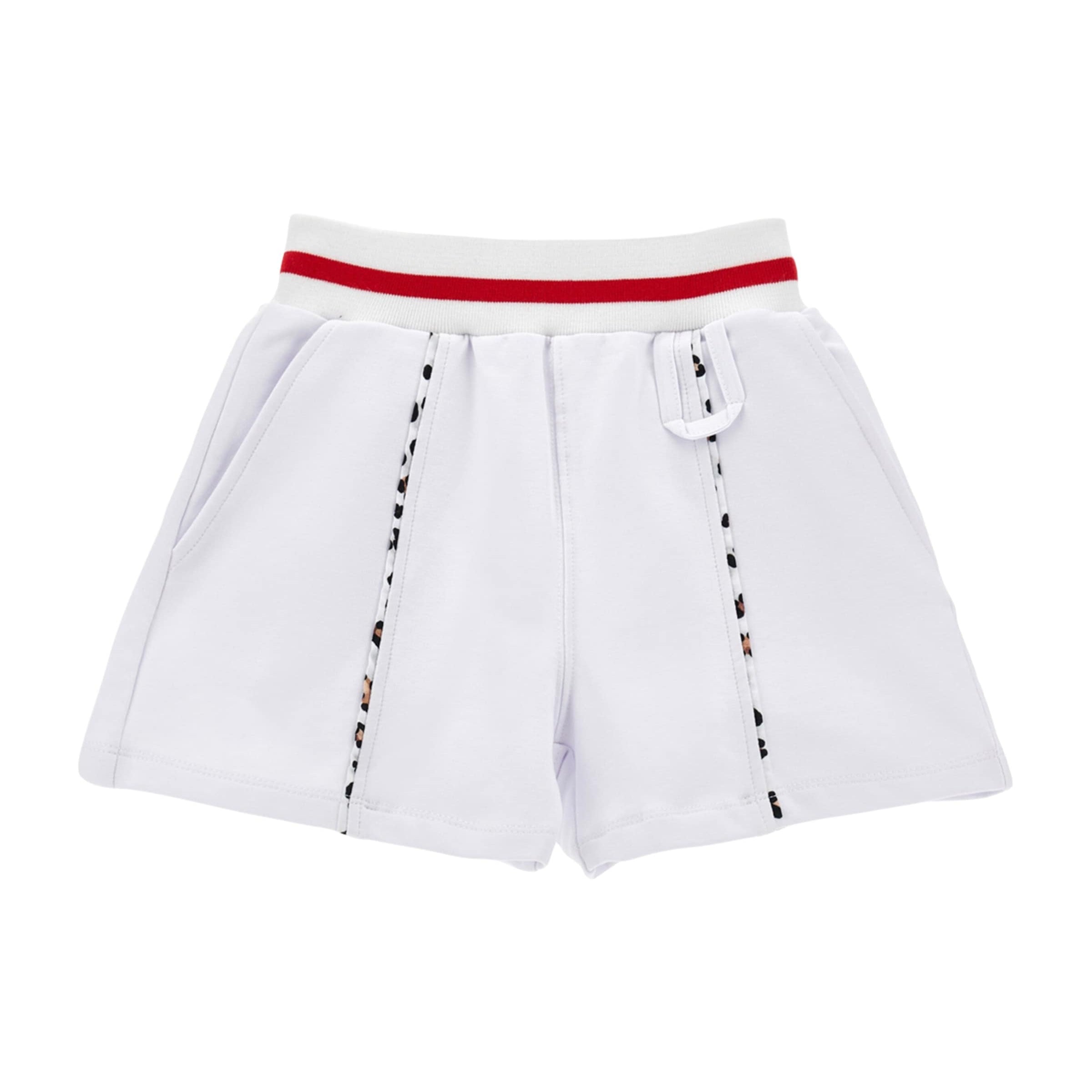 Cotton Leopard-Piped Shorts (2-13 Years)
