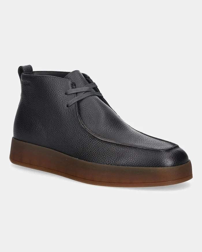 Кожени половинки обувки Calvin Klein HYBRID CUP APRON BOOT LTH