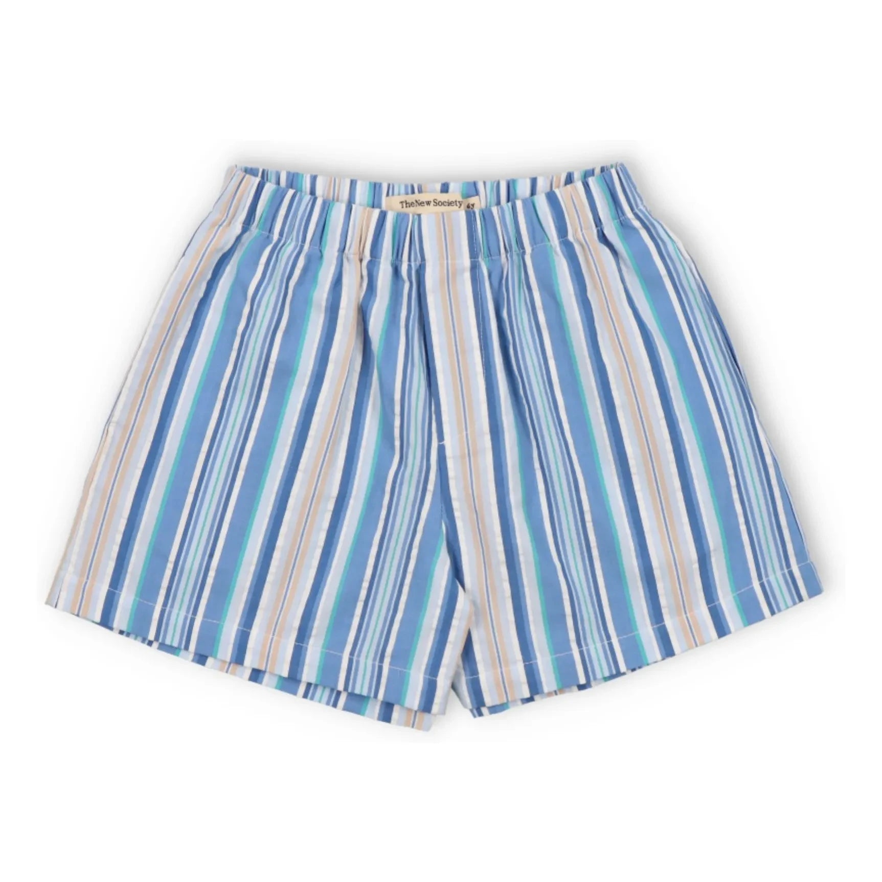 the new society - Tebas Stripes Bermuda shorts | Light blue
