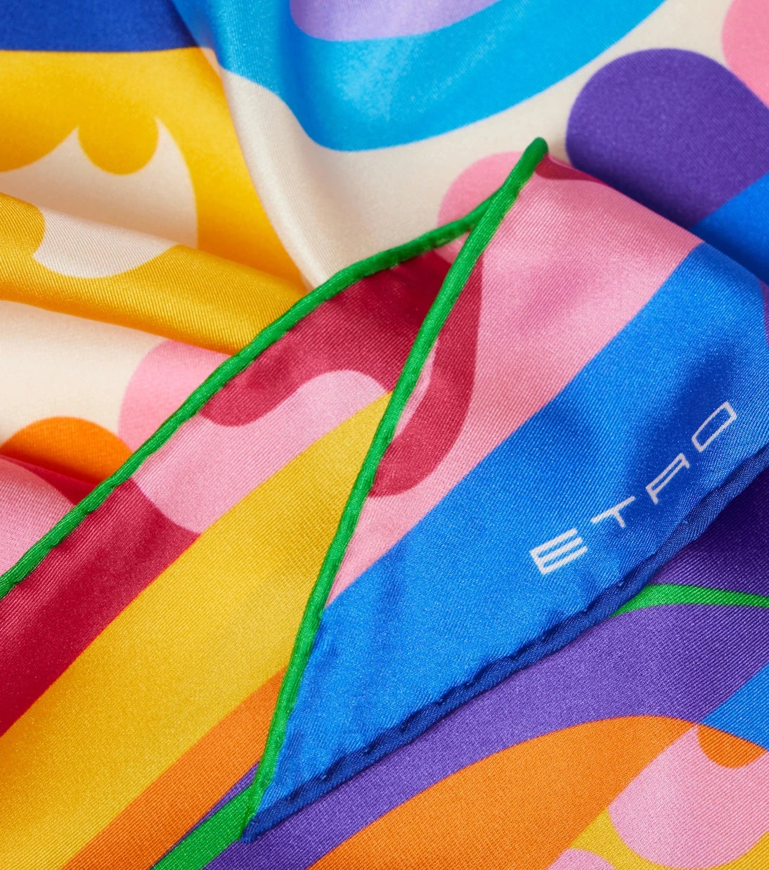 Etro - Printed silk twill scarf