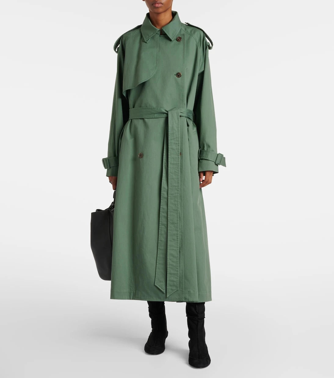 The Row - Awar Cuissarde 25 suede over-the-knee boots