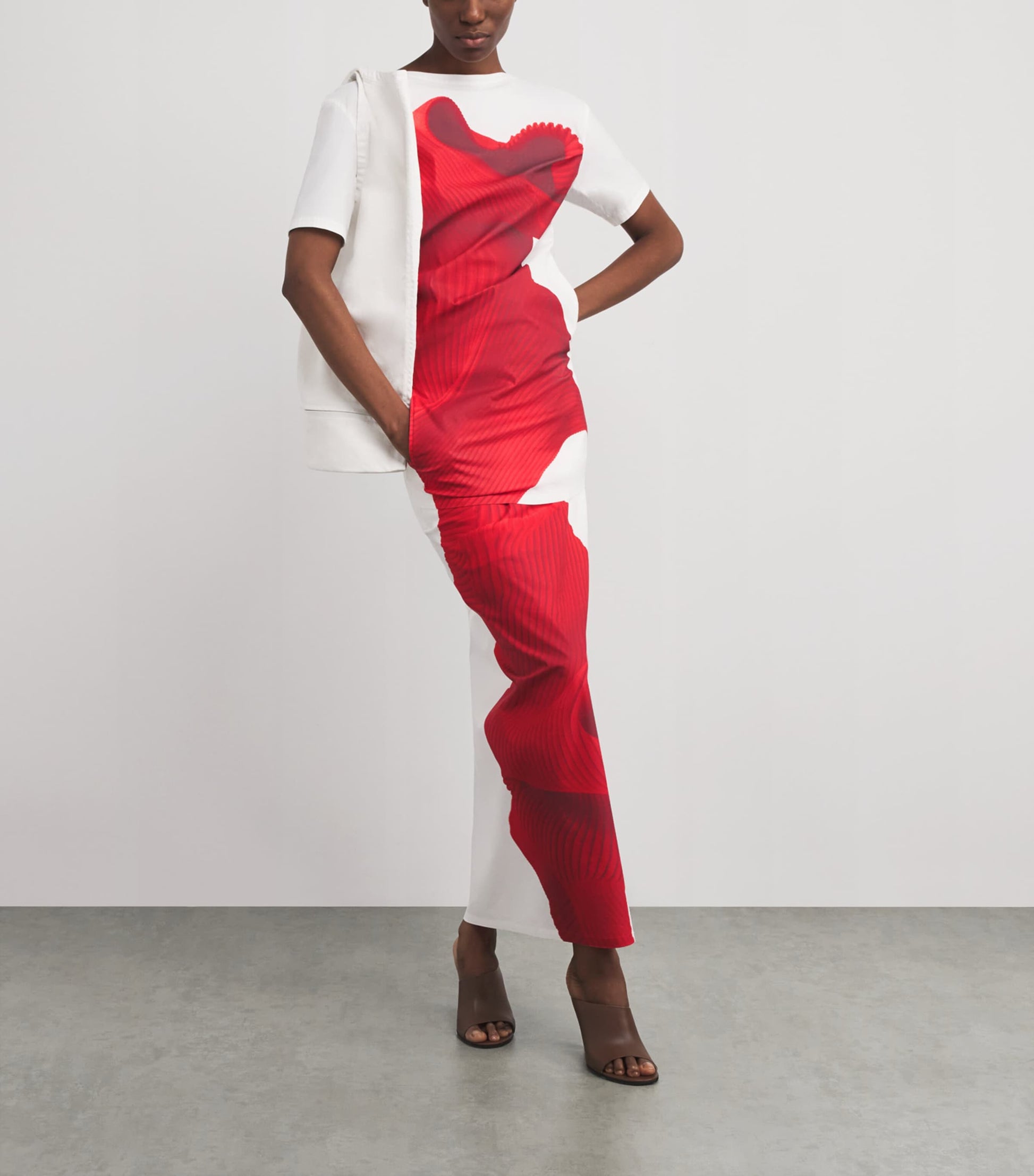 Cotton-Blend Knit As Represented Top