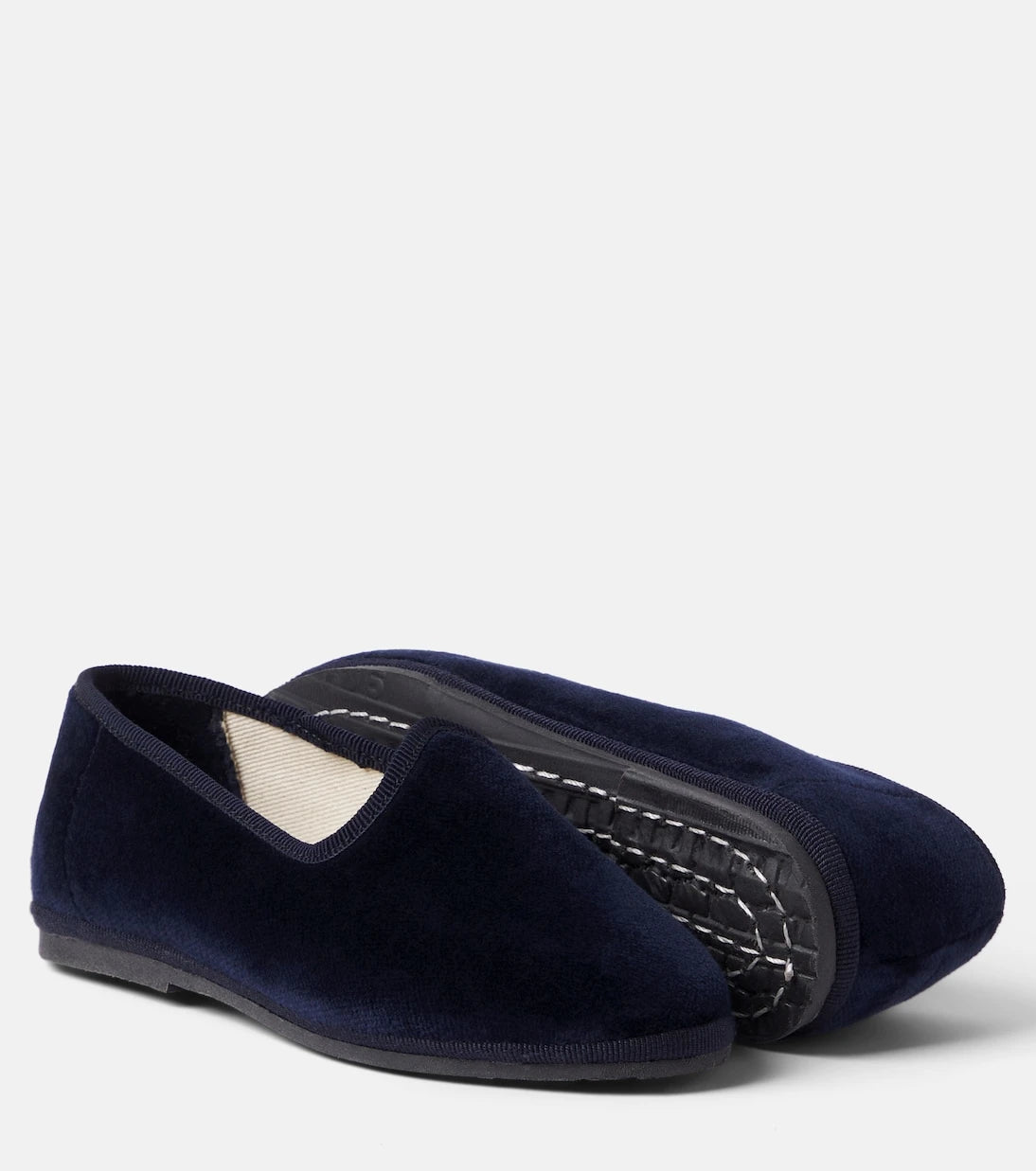 Il Gufo - Velvet slip-on shoes