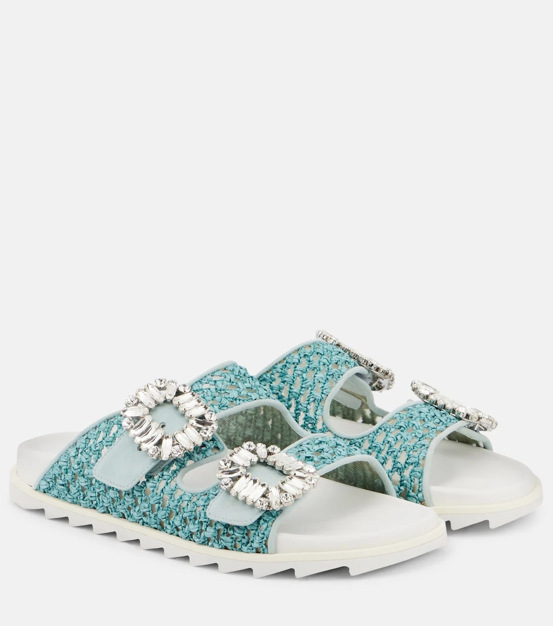 Roger Vivier - Slidy Viv' crystal-embellished sandals
