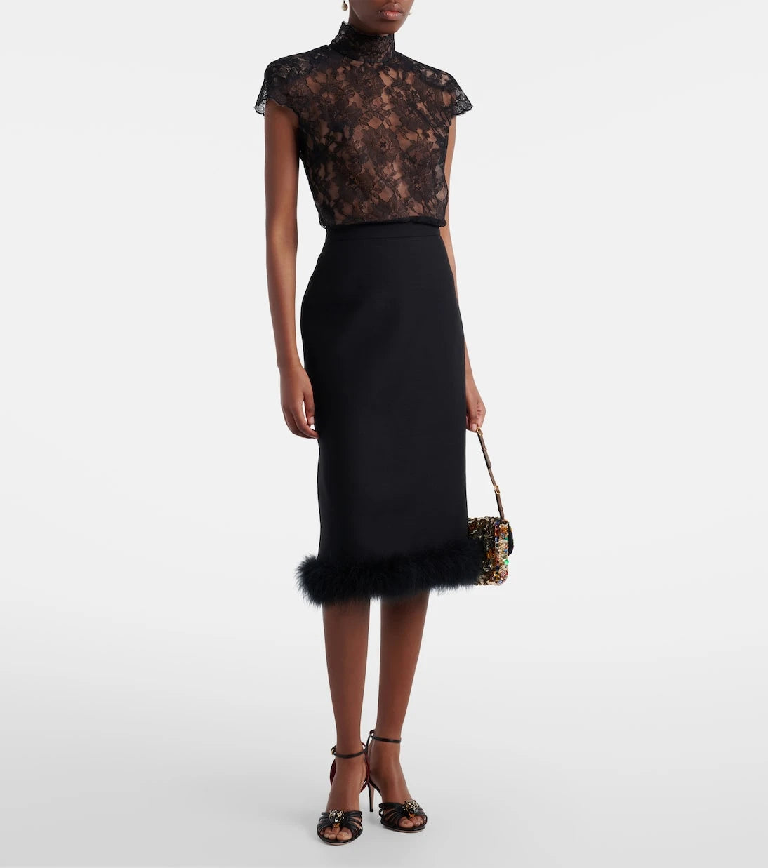 Valentino - Cotton-blend top