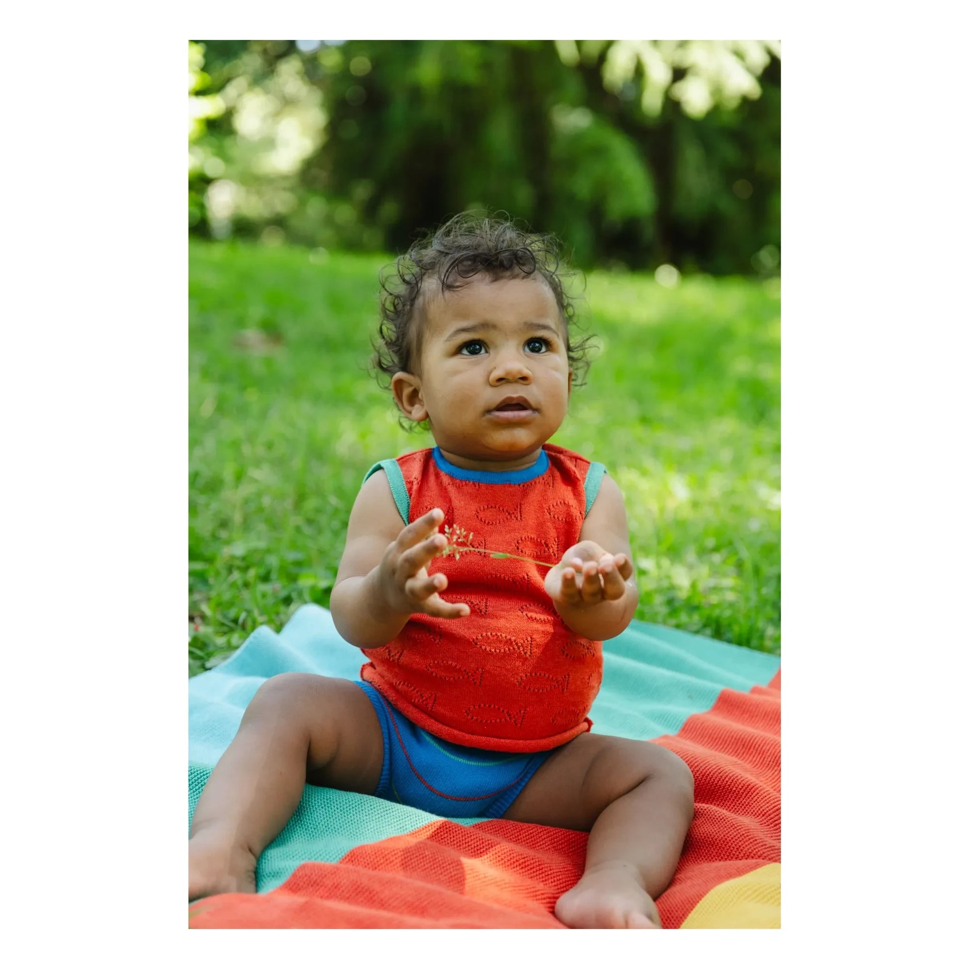 Bayiri - Bloomer Botanical Organic Cotton | Blue