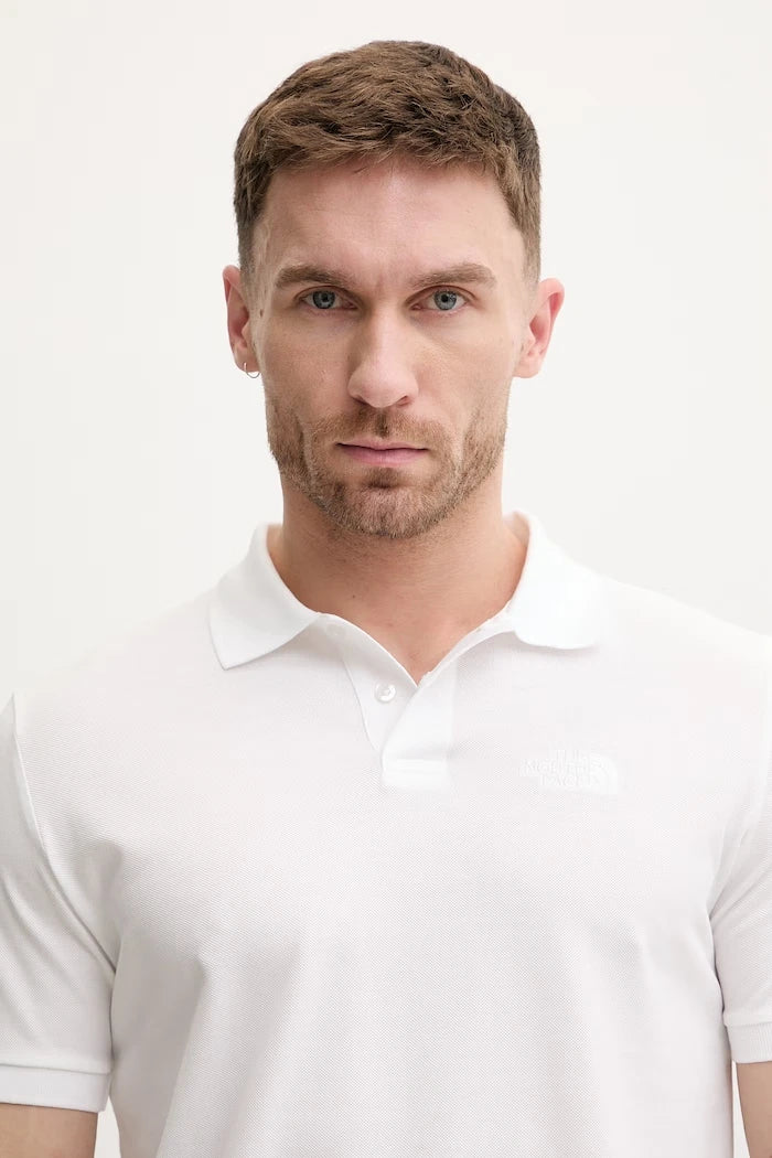 Памучна тениска с яка The North Face REGULAR POLO