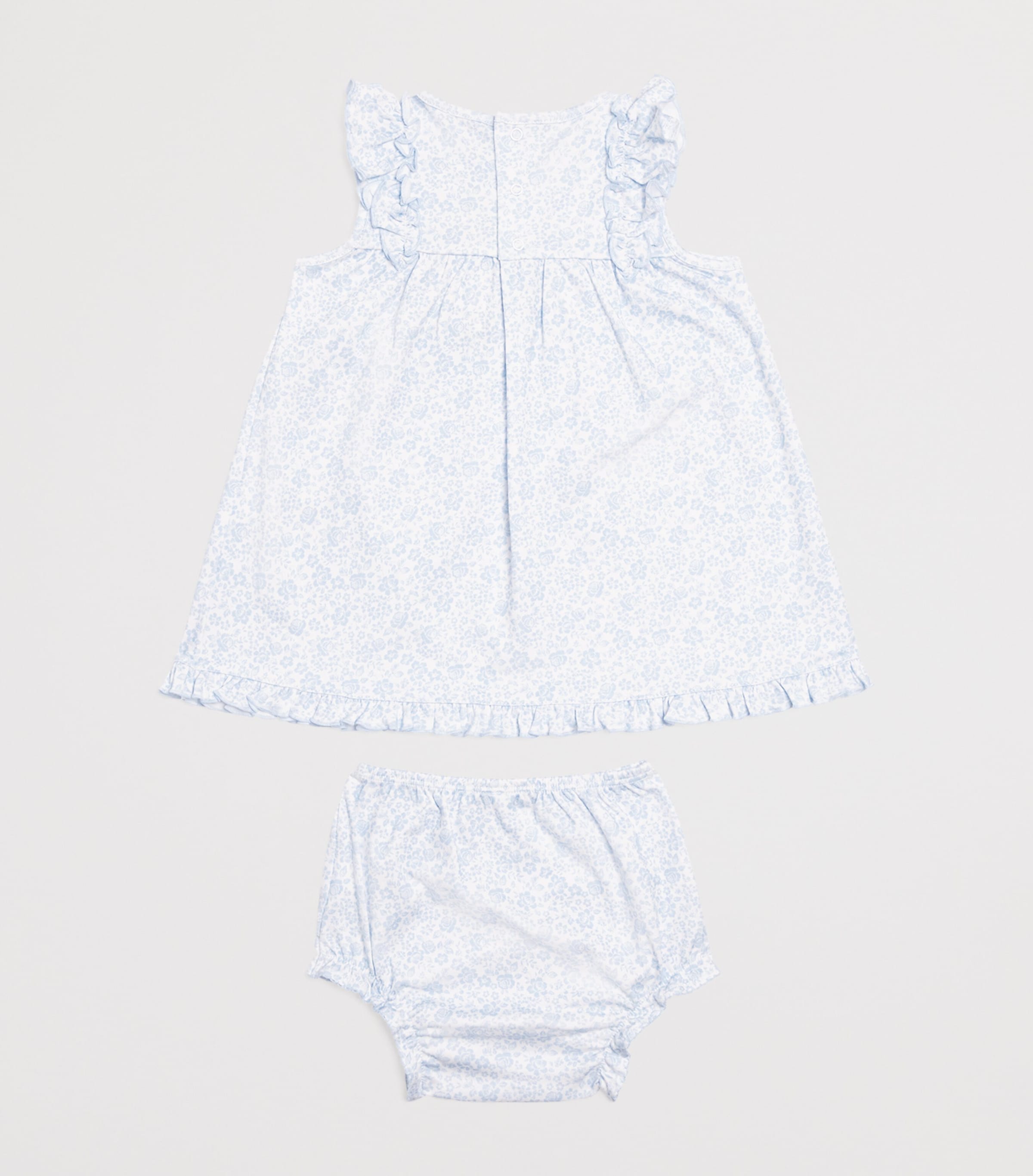 Pima Cotton Dress and Bloomers Set (0-24 Months)