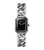 CHANEL Large Steel Première Gourmette Chain Watch 20mm