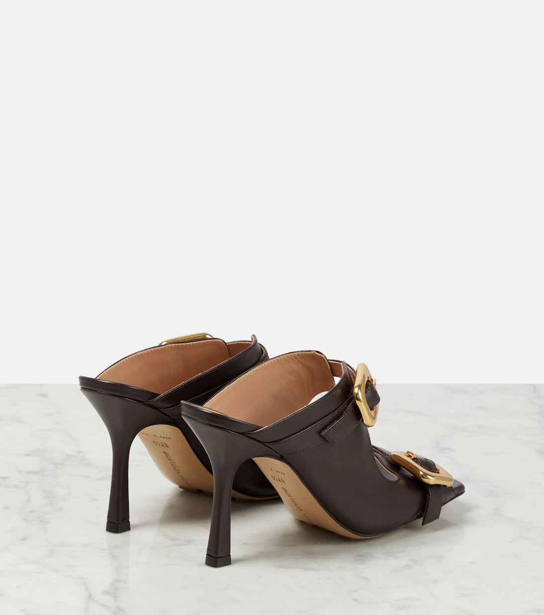Bottega Veneta - Leather mules
