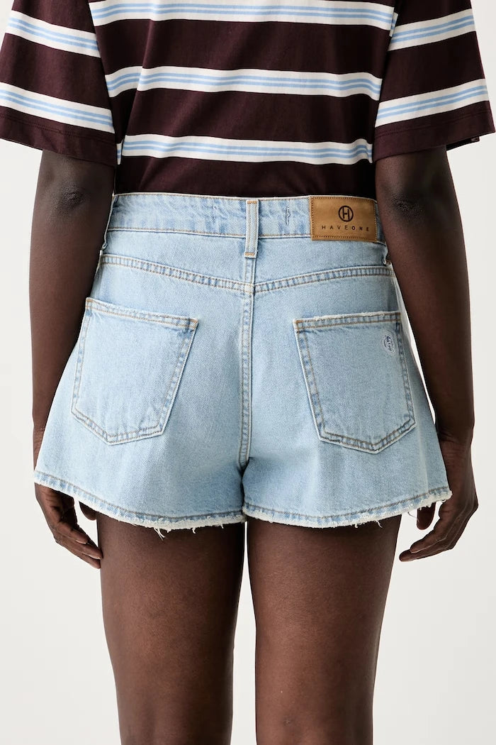 Haveone kadın denim kısa şort