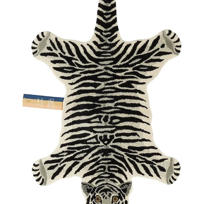 Doing Goods Snowy Tiger Yün Halı 150 x 90 x 2 cm