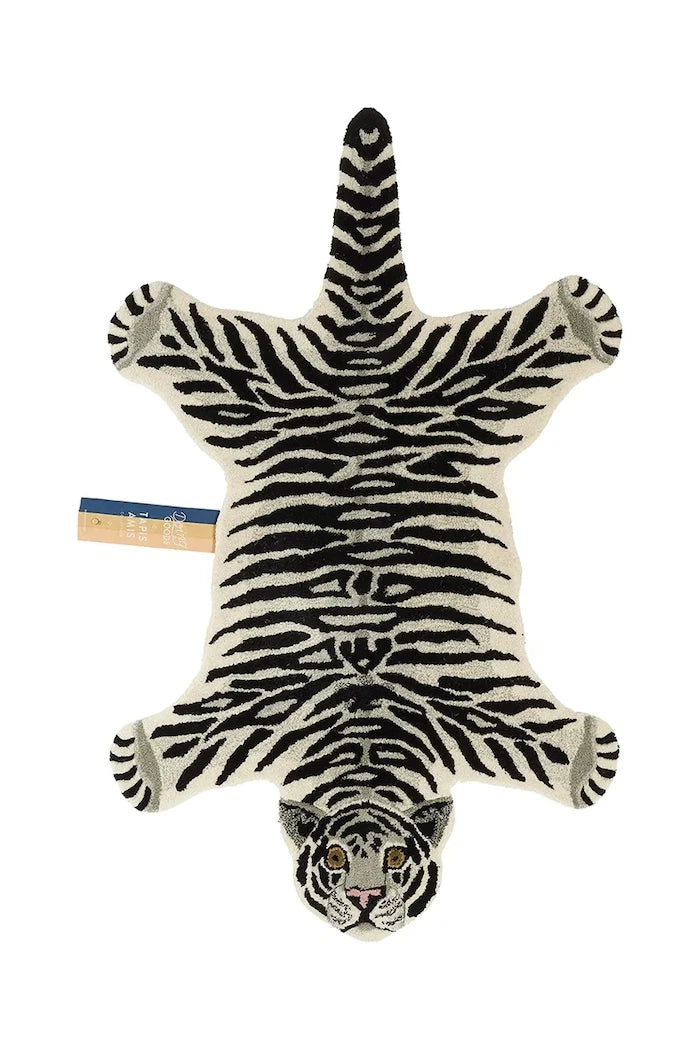 Doing Goods Snowy Tiger Yün Halı 150 x 90 x 2 cm