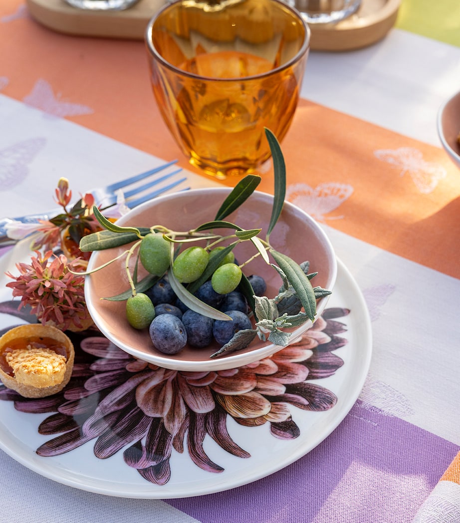 Le Jacquard Français Coated Bal des Papillons Tablecloth (175cm x 250cm)