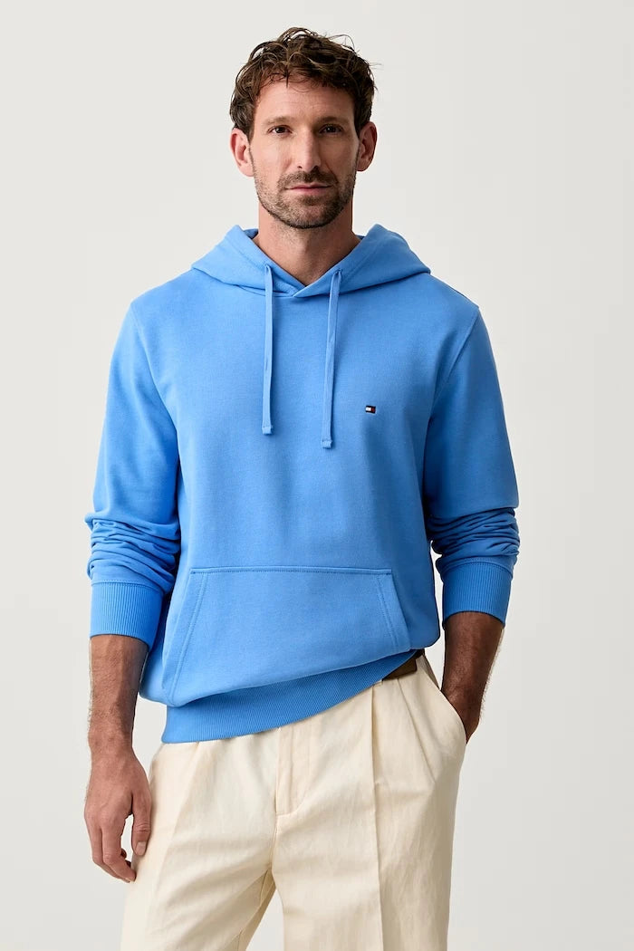 Tommy Hilfiger kapüşonlu erkek pamuklu sweatshirt