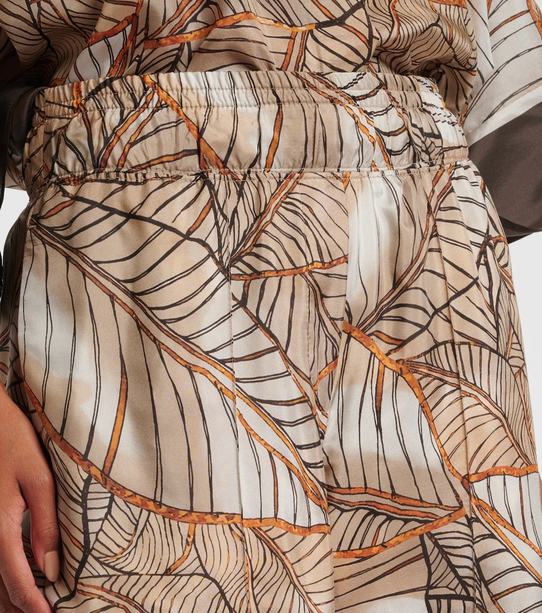 Brunello Cucinelli - Printed silk wide-leg pants