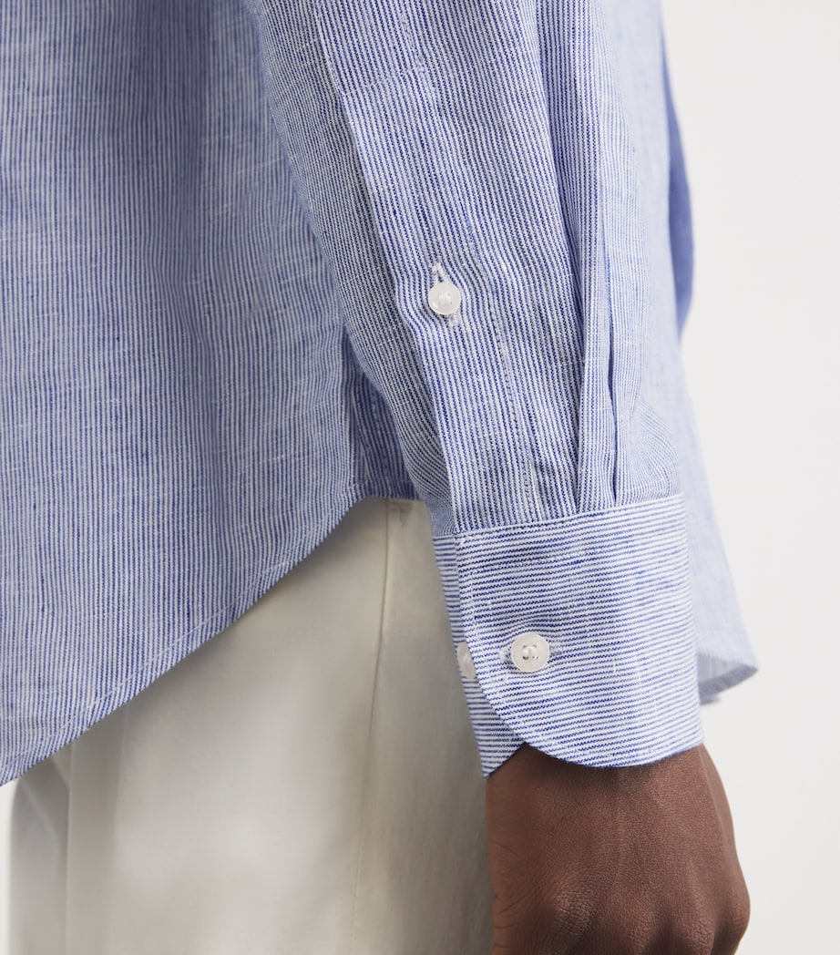 Paul & Shark Linen Stripe Shirt