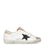 White Leather Super-Star Sneakers