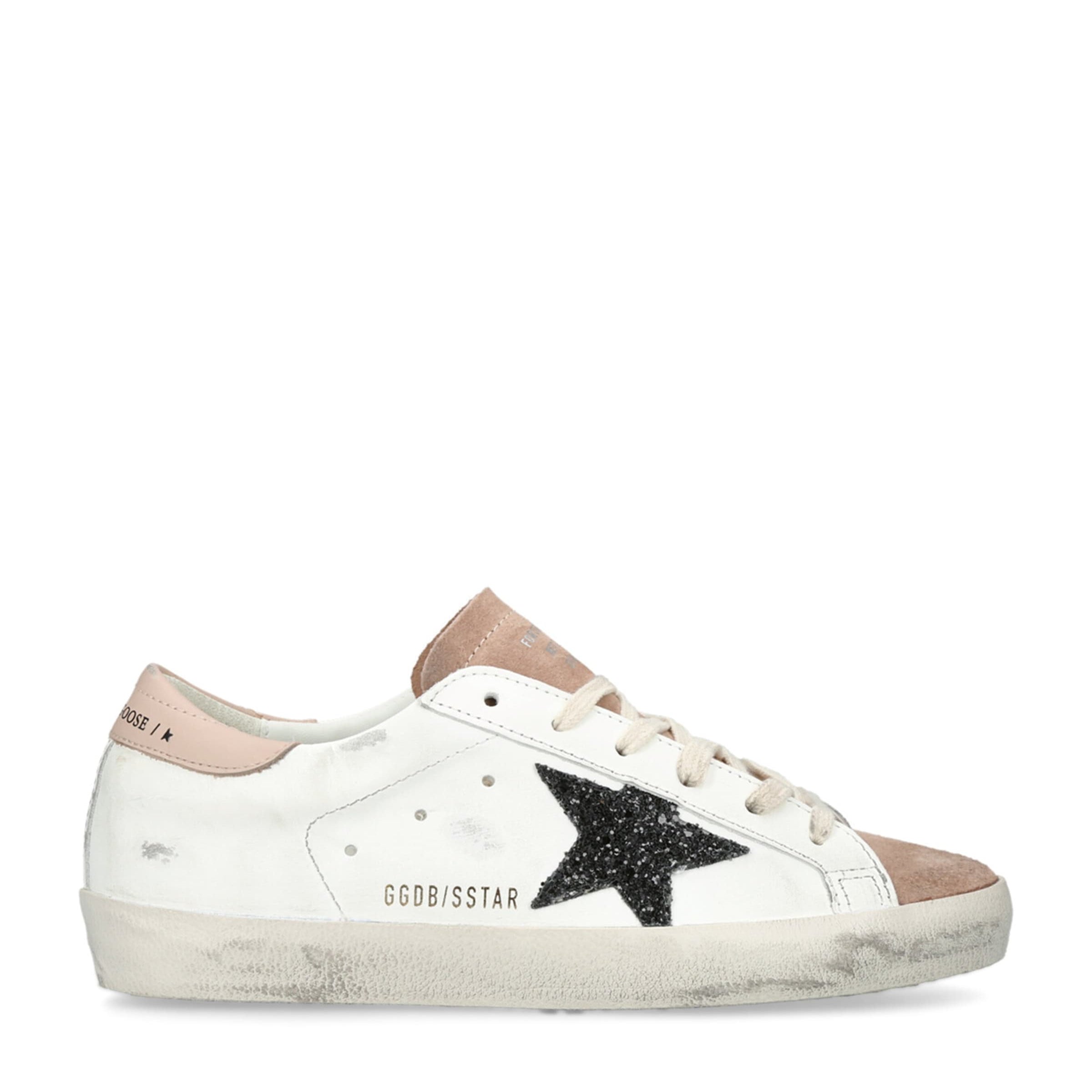 White Leather Super-Star Sneakers