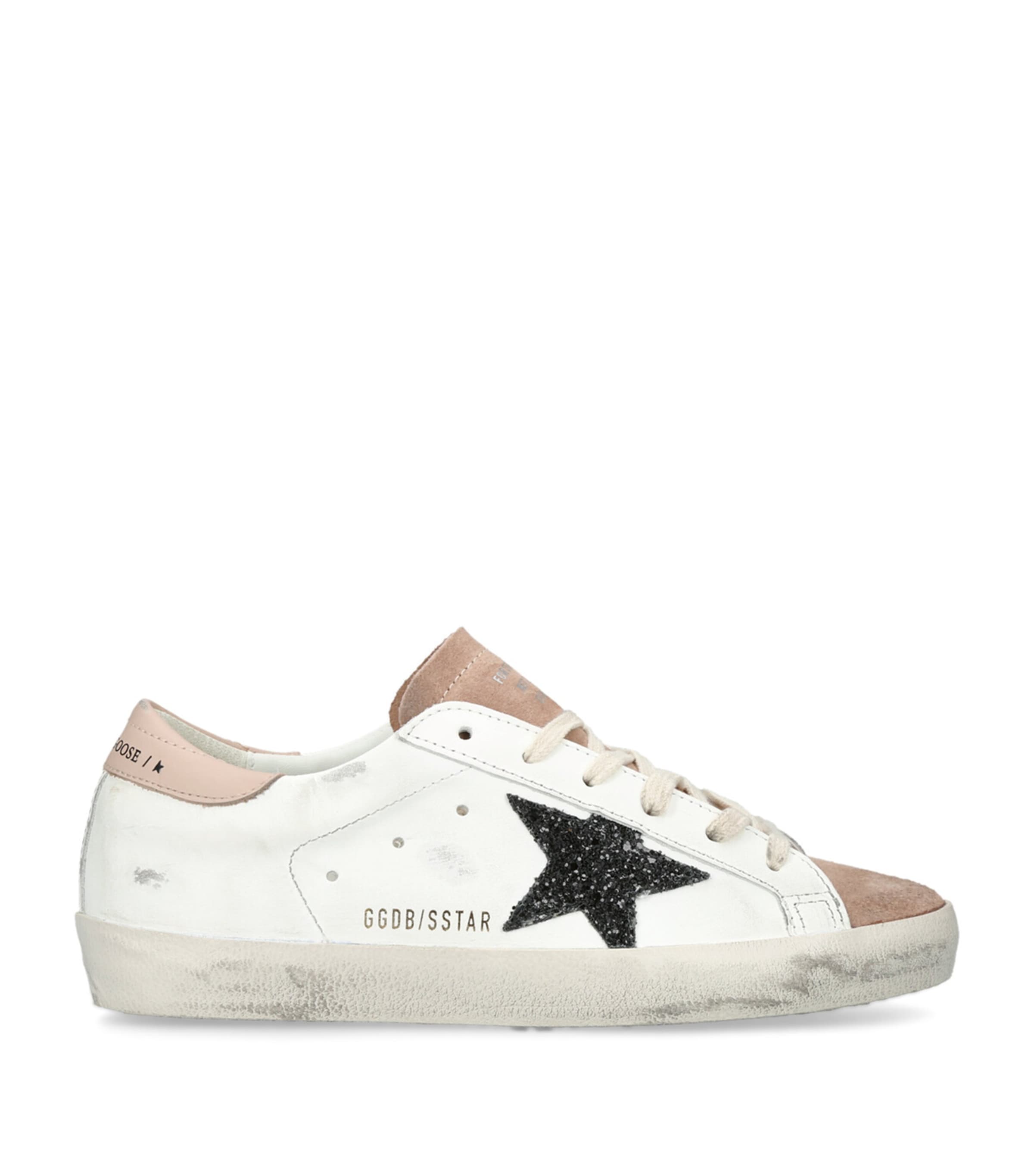 White Leather Super-Star Sneakers