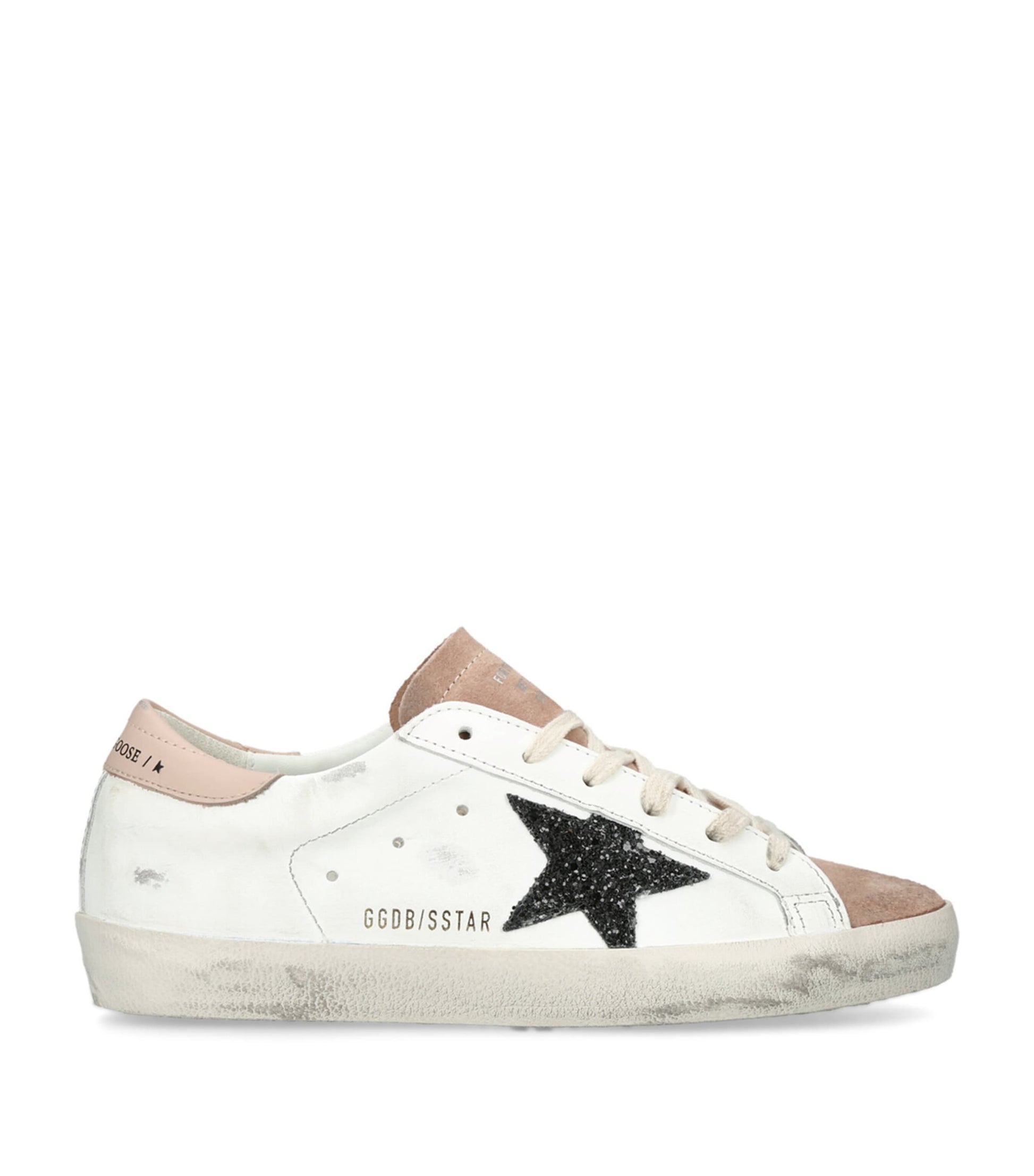 White Leather Super-Star Sneakers