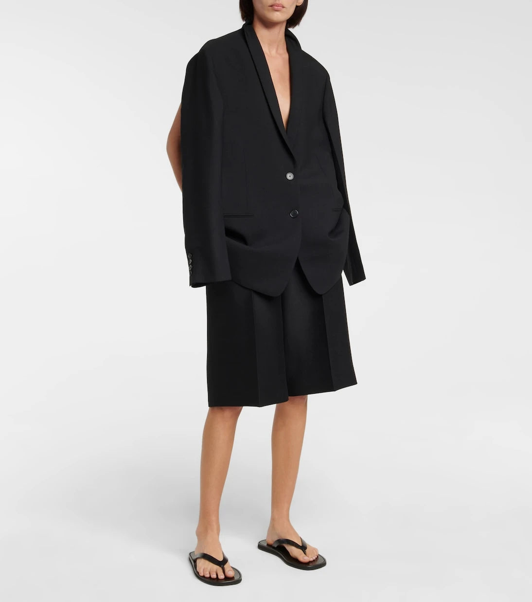 The Row - Leather thong sandals