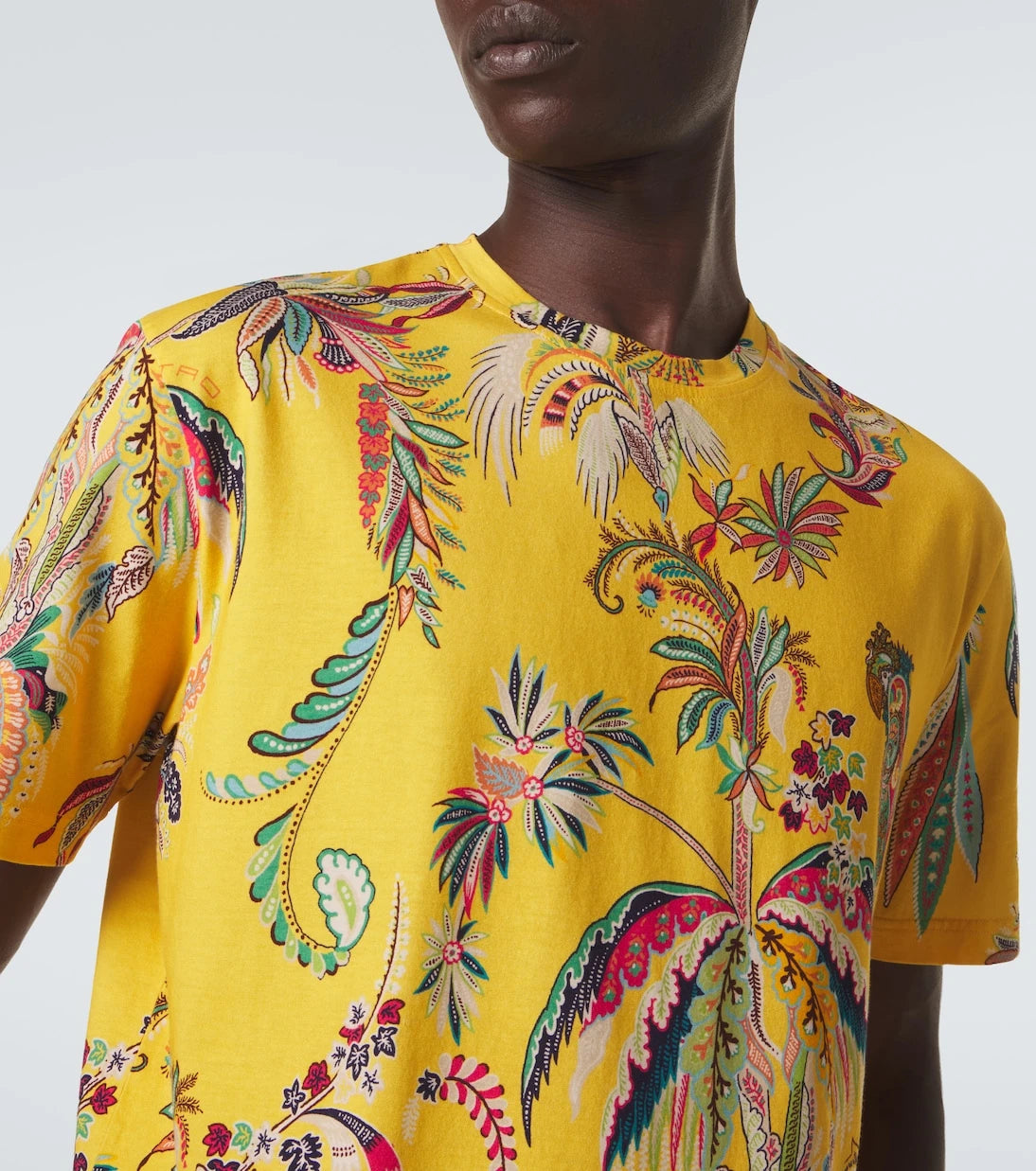 Etro - Printed cotton jersey T-shirt