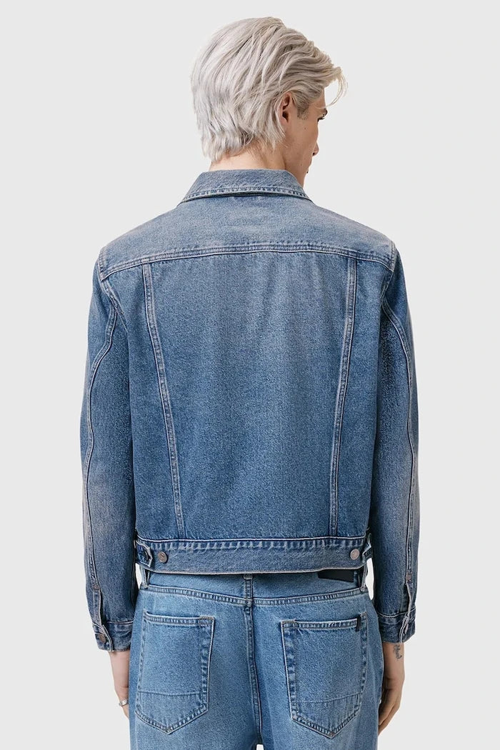 AllSaints дънково яке мъжко памучно EXILE