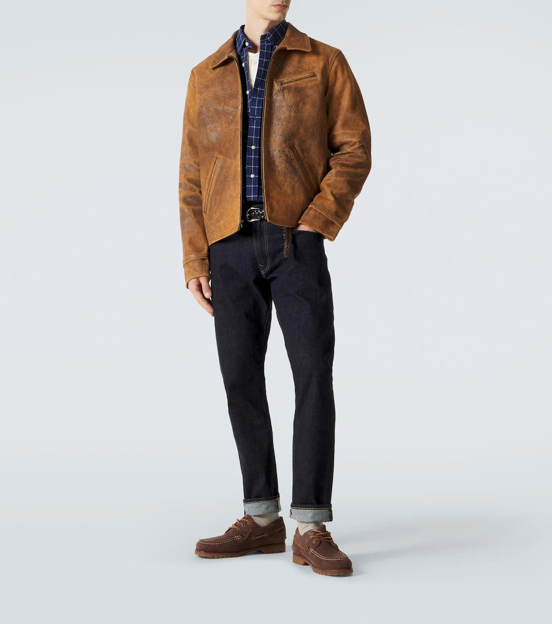 Polo Ralph Lauren - Newsboy leather jacket