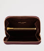 Saint Laurent Burgundy Lambskin Cassandre Wallet