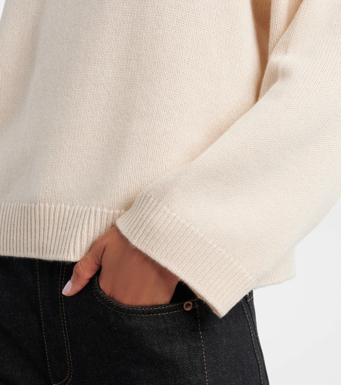 Brunello Cucinelli - Monili cashmere turtleneck sweater