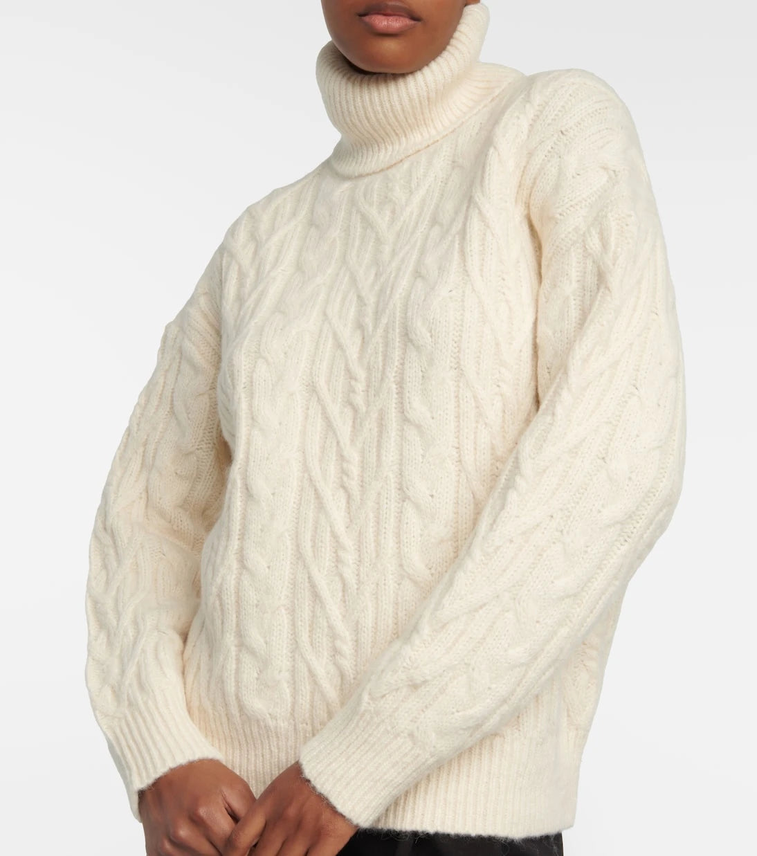 Nili Lotan - Annie alpaca-blend turtleneck sweater