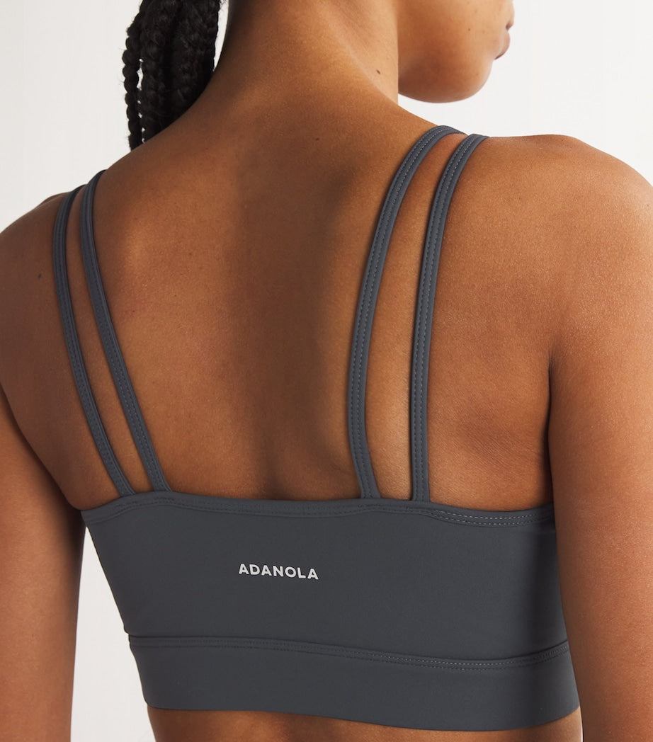 Adanola Blue Ultimate Double Strap Sports Bra