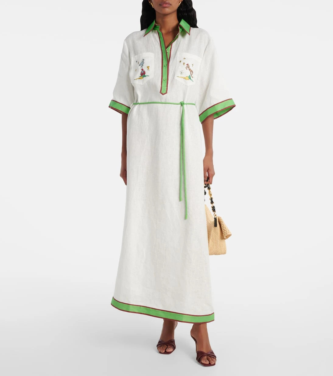 Alémais - Play linen polo dress