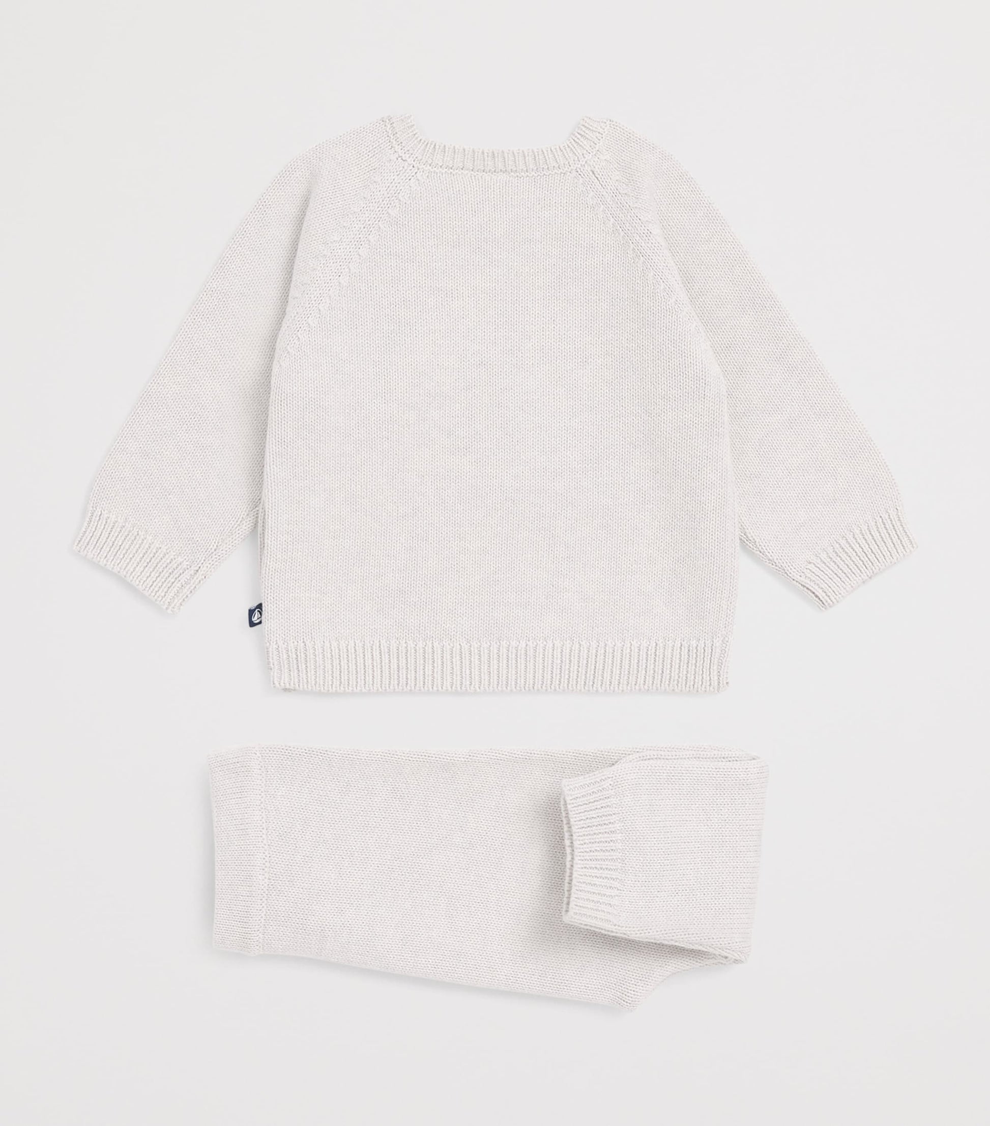 Petit Bateau Wool-Cotton Sweater and Trousers Set (1-18 Months)