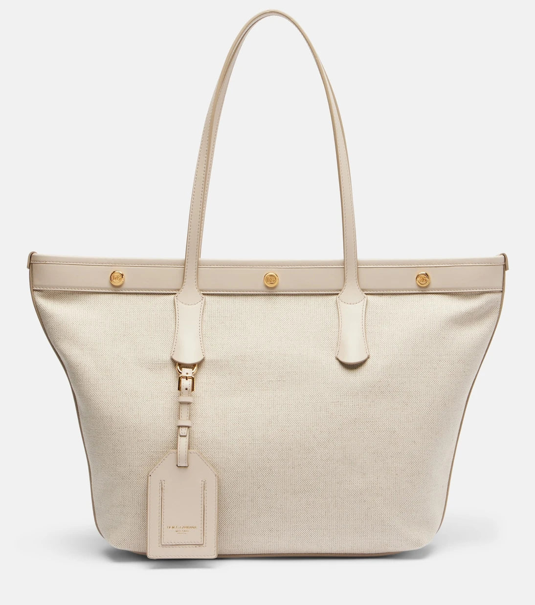 Dolce&Gabbana - Canvas and leather tote bag