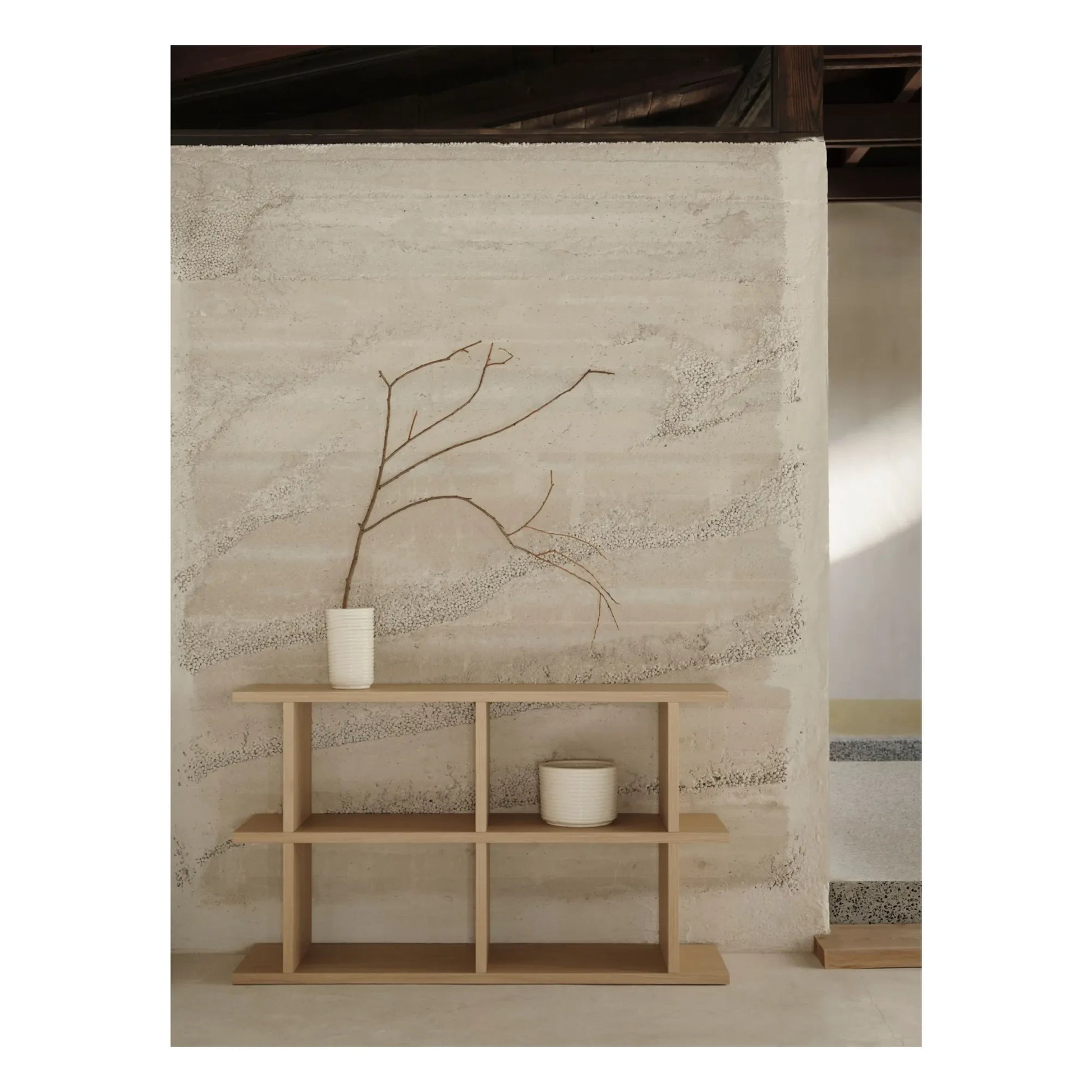 Ferm Living - Corduroy ceramic vase | Off-White