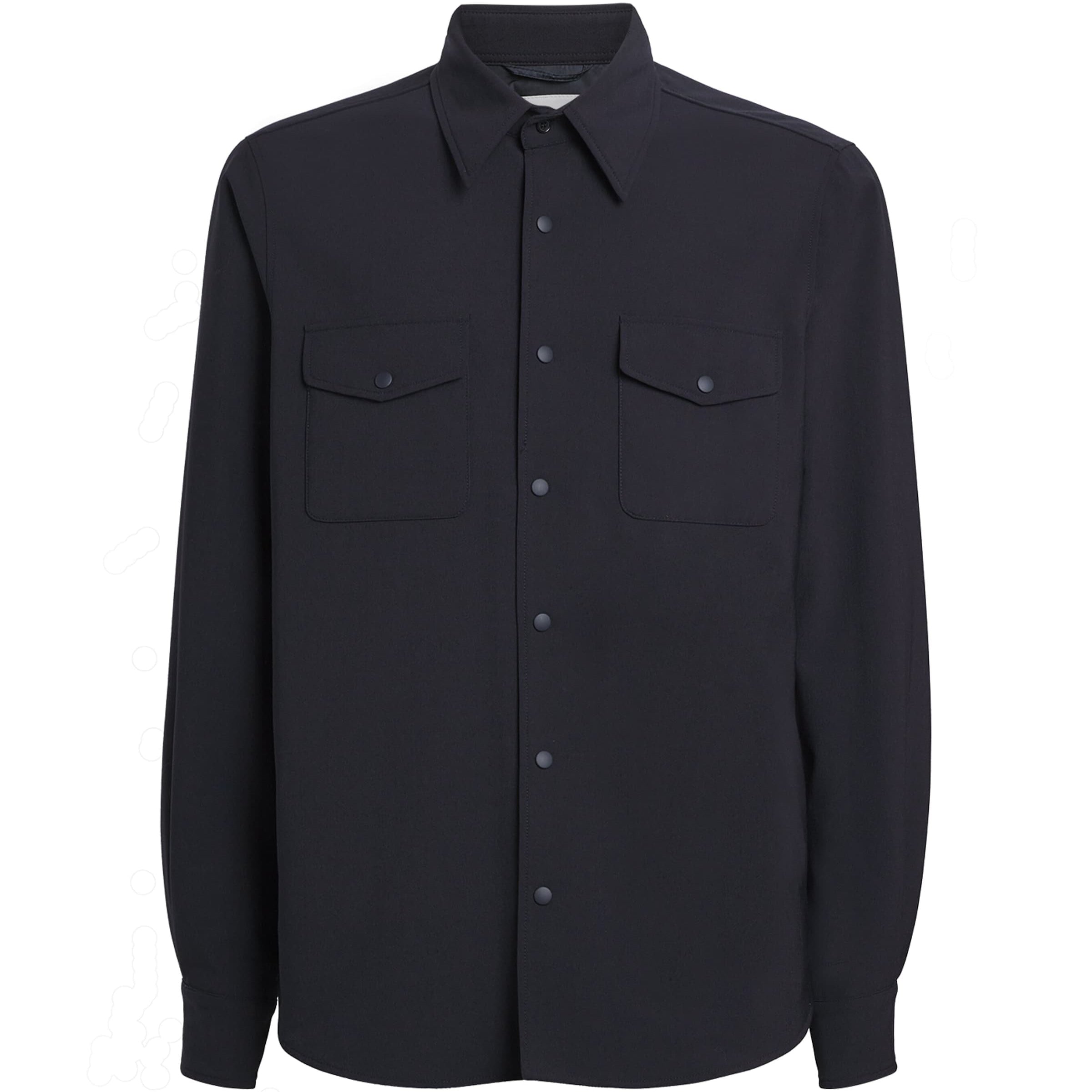Aspesi Technical Stud-Fastened Overshirt