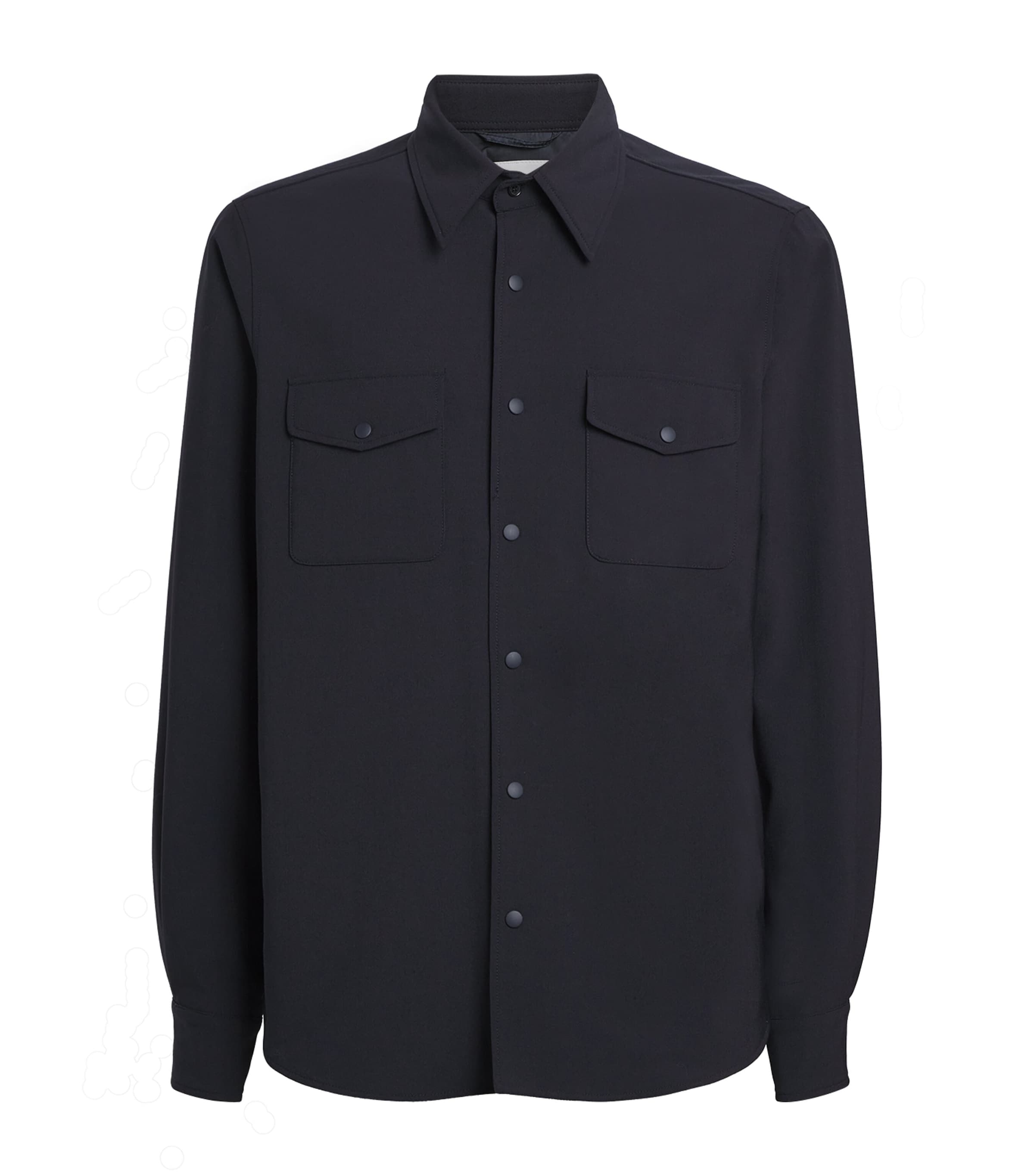 Aspesi Technical Stud-Fastened Overshirt