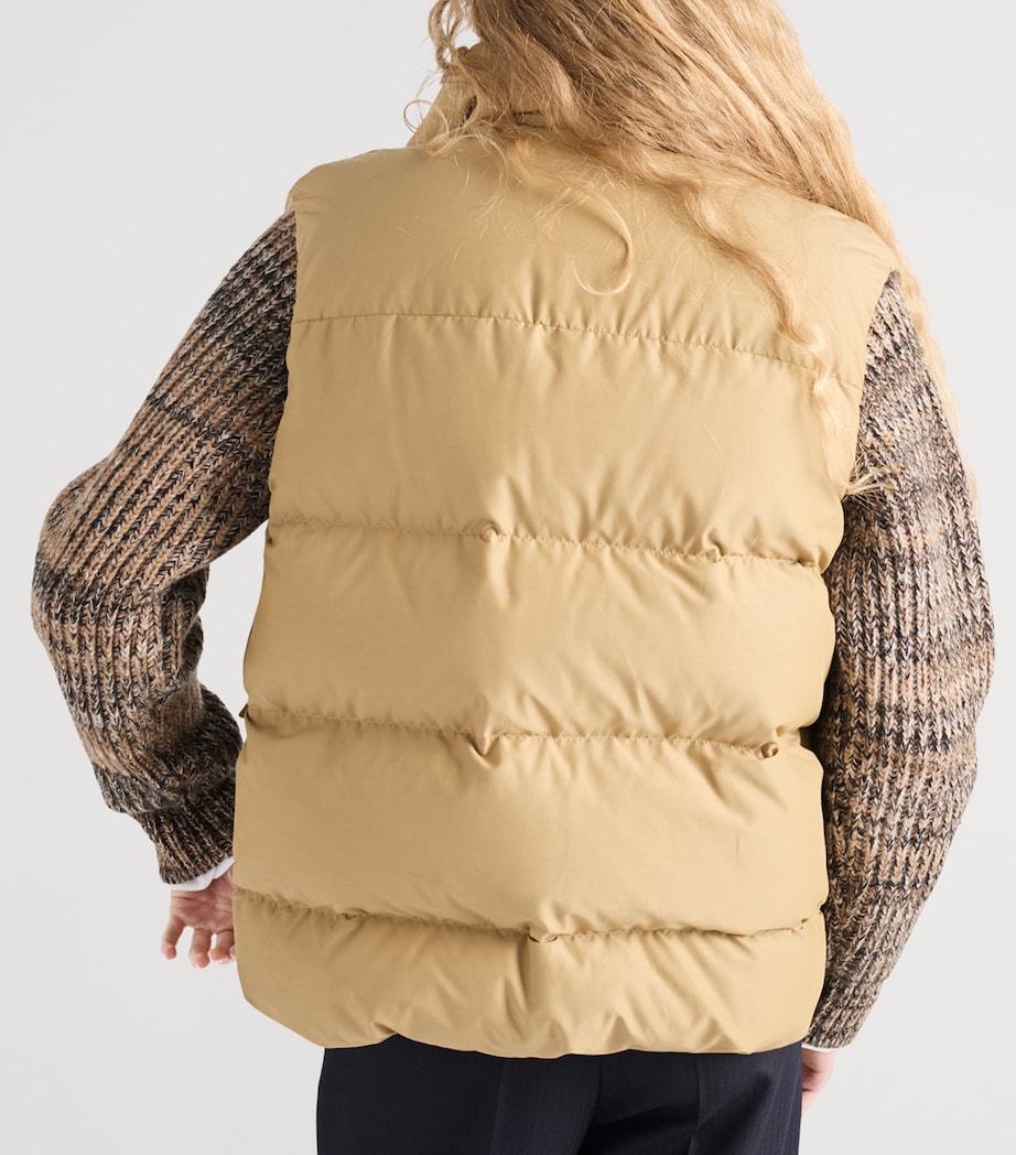 Prada Brown Down-Filled Gilet
