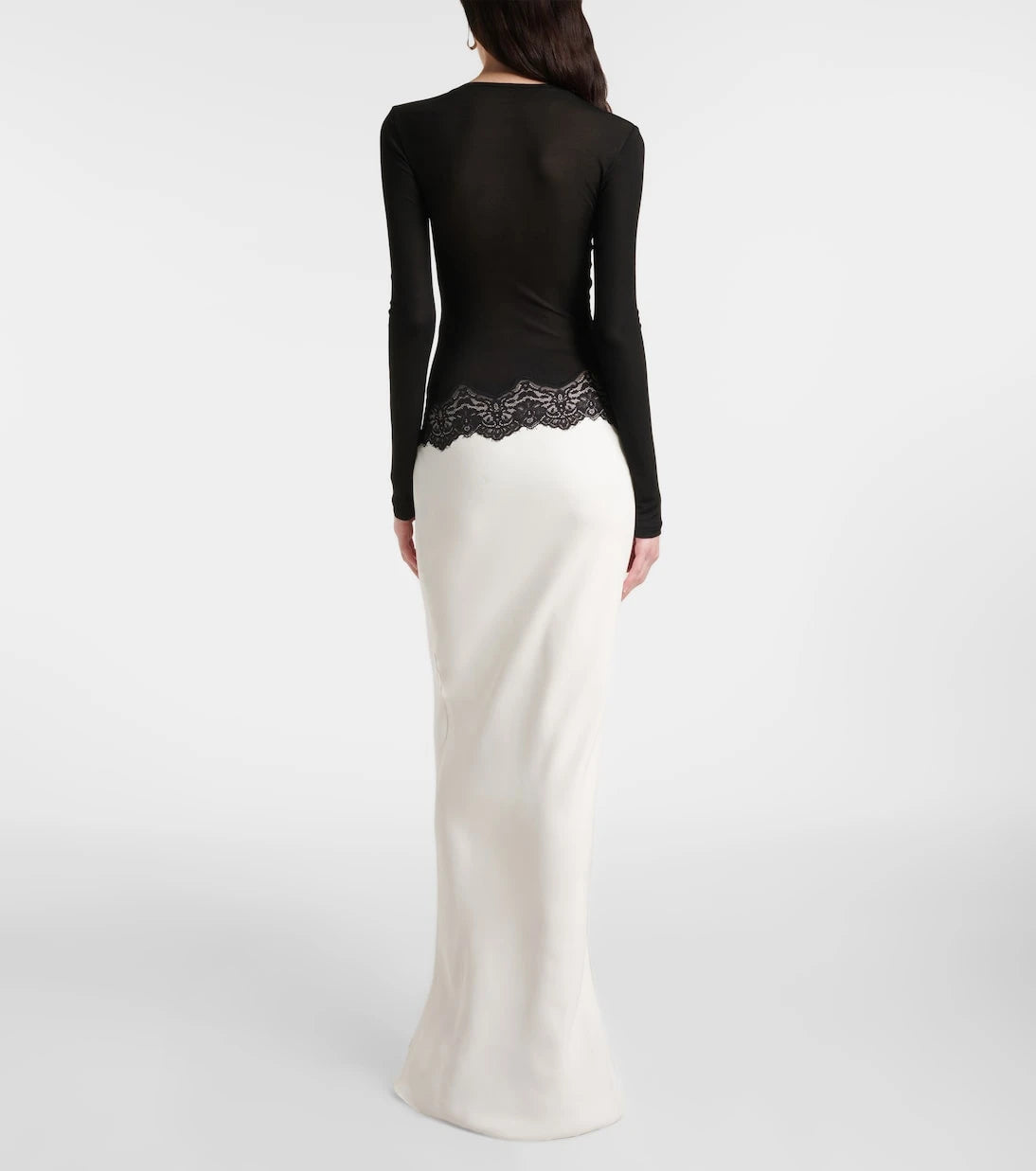 Christopher Esber - Lace-trimmed maxi dress