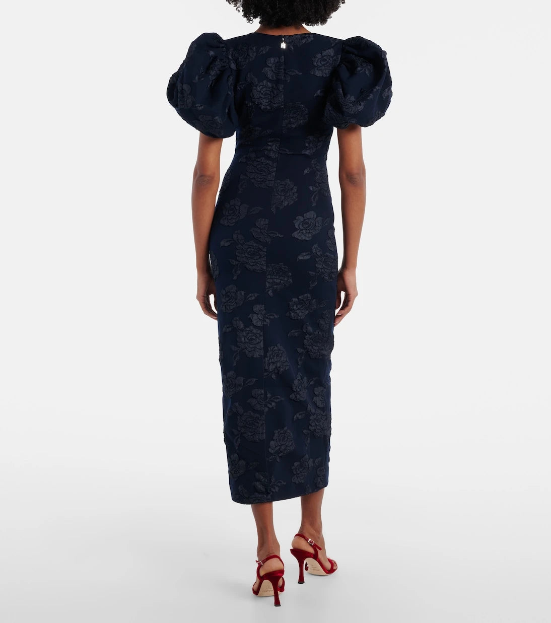 Rotate - Ruby jacquard midi dress